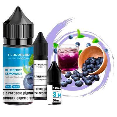 Рідина Самозаміс Flavorlab PE10000 30ml Blueberry lemonade 79627 фото
