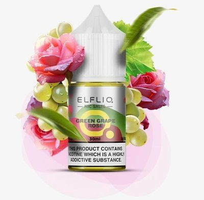 Elf Liq жидкость 30 ml 50 mg Green Grape Rose Зеленый Виноград Роза 80595 фото