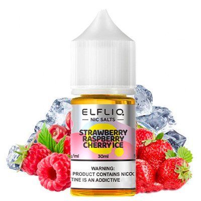 Elf Liq рідина 30 ml 50 mg Strawberry Raspberry Cherry Ice Полуниця Малина Вишня Лід 67866 фото