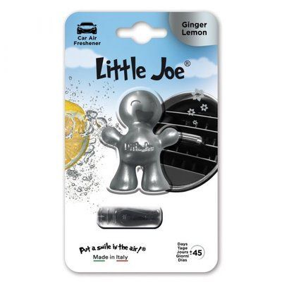 Ароматизатор на дефлектор Little Joe Ginger Lemon Имбирь и Лимон Серый 58321 фото