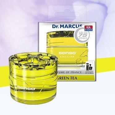 Ароматизатор повітря Банку із гелем Senso Deluxe - Green Tea (Зелений Чай) 23732 фото