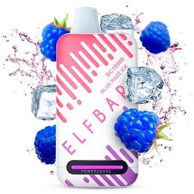 Elf Bar BC 15000 18ml Blue Razz Ice (Голубая Малина Лед) Два режима 67722 фото