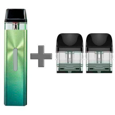 Багаторазовий Pod-Набір Vaporesso Xros Mini 1000mAh 2 мл (Картриджів 1 ОМ 3 шт) Vitality Зелено-Коричневий 66703 фото