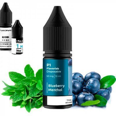 Рідина Самозаміс Flavorlab P1 10ml Mint grapes Виноград м'ята 79809 фото